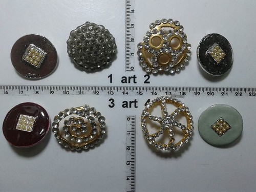 Lotto bottoni gioiello - 1,