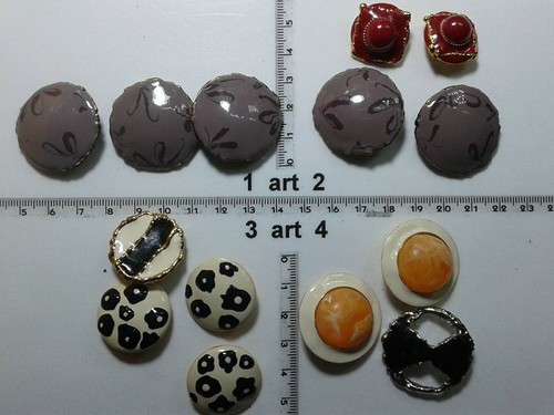 Lotto bottoni gioiello - 1,