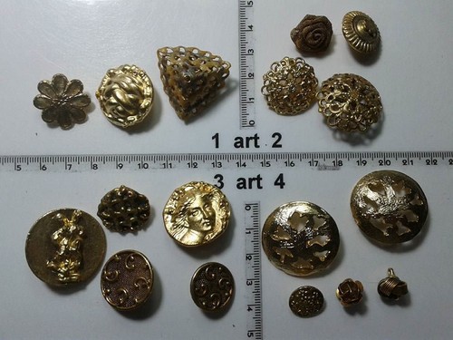 Lotto bottoni gioiello - 1,