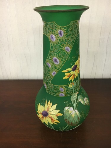 Vaso vetro e smalti - in,