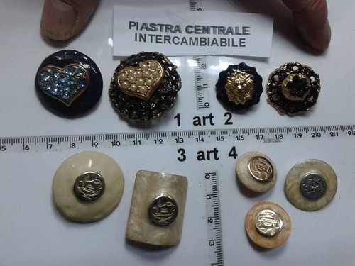 Lotto bottoni gioiello - 1,