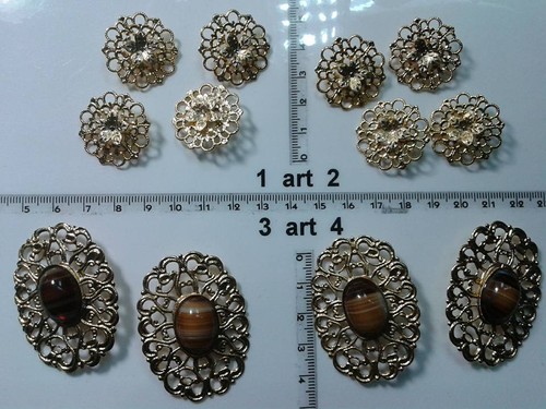 Lotto bottoni gioiello - 1,